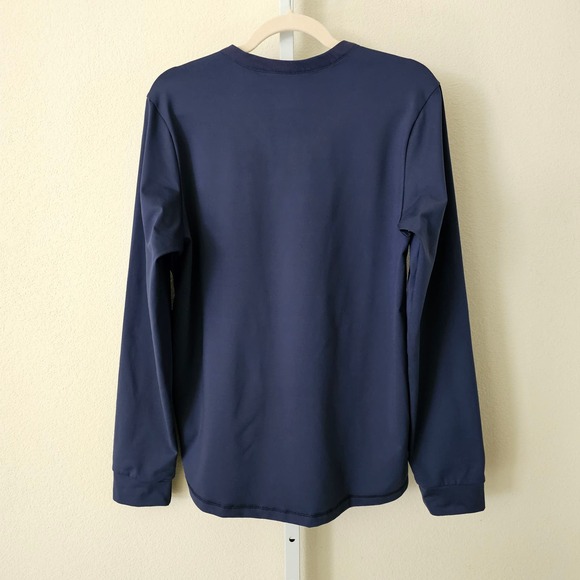 OUTDOOR RESEARCH NWT Baritone Naval Blue L/S ActiveTemp Button Henley Sz M - Picture 2 of 16